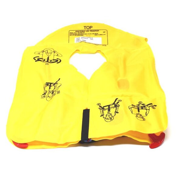 Aircraft Life Vest Inflatable Jacket Child Sized #1 - Picture 3 of 11